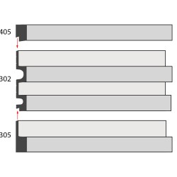 Молдинг DECOMASTER D305-115 ДМ (61*21*2900 мм)
