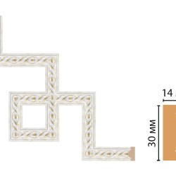 Декоративный угловой элемент DECOMASTER 157-3-40 (300*300мм)